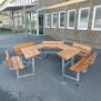 Miniaturka School Table & Bench (7)