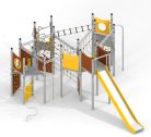 Hiding spot with a slide