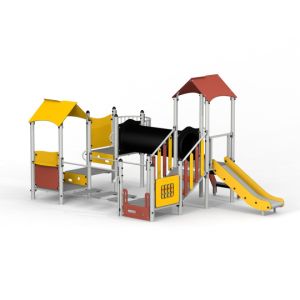 Fortress with a slide