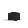 Miniaturka Wooden flowerpot I black (2)