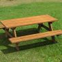 Miniaturka Larchwood Table & Bench (5)