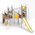 Hiding spot with a slide